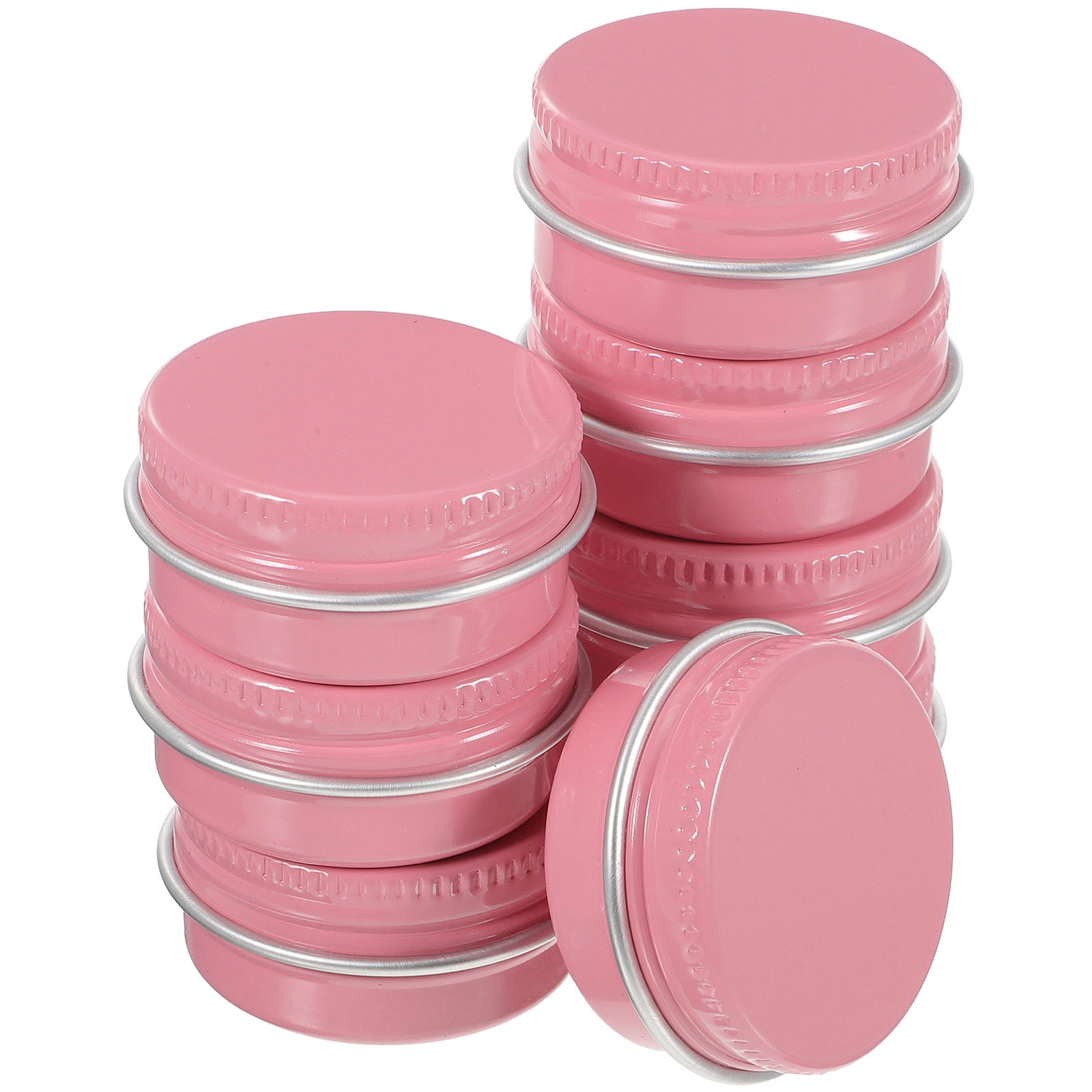Lip Balm - 8 шт. маленьких круглых алюминиевых баночек