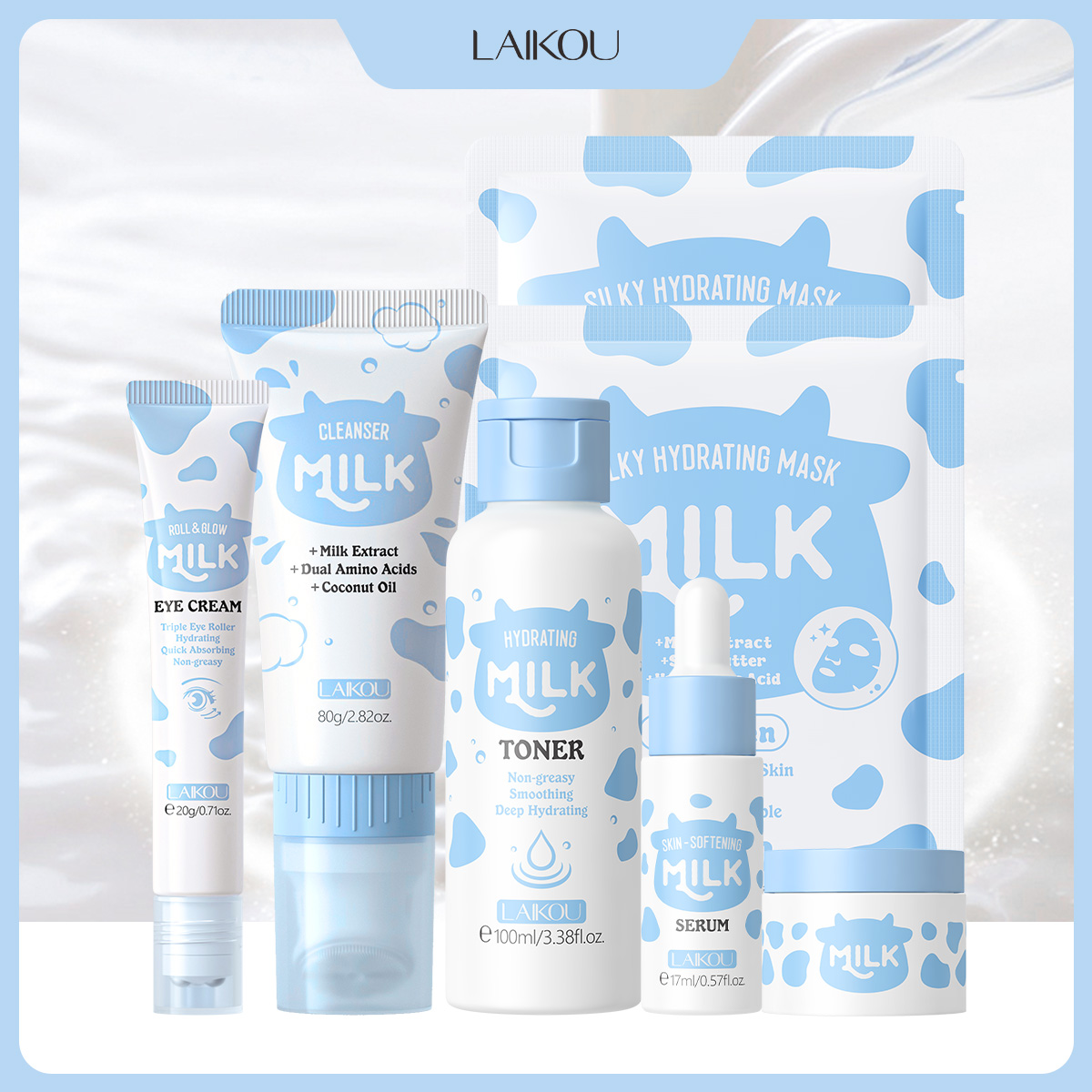 Skincare Glowing - Набор для ухода за кожей LAIKOU