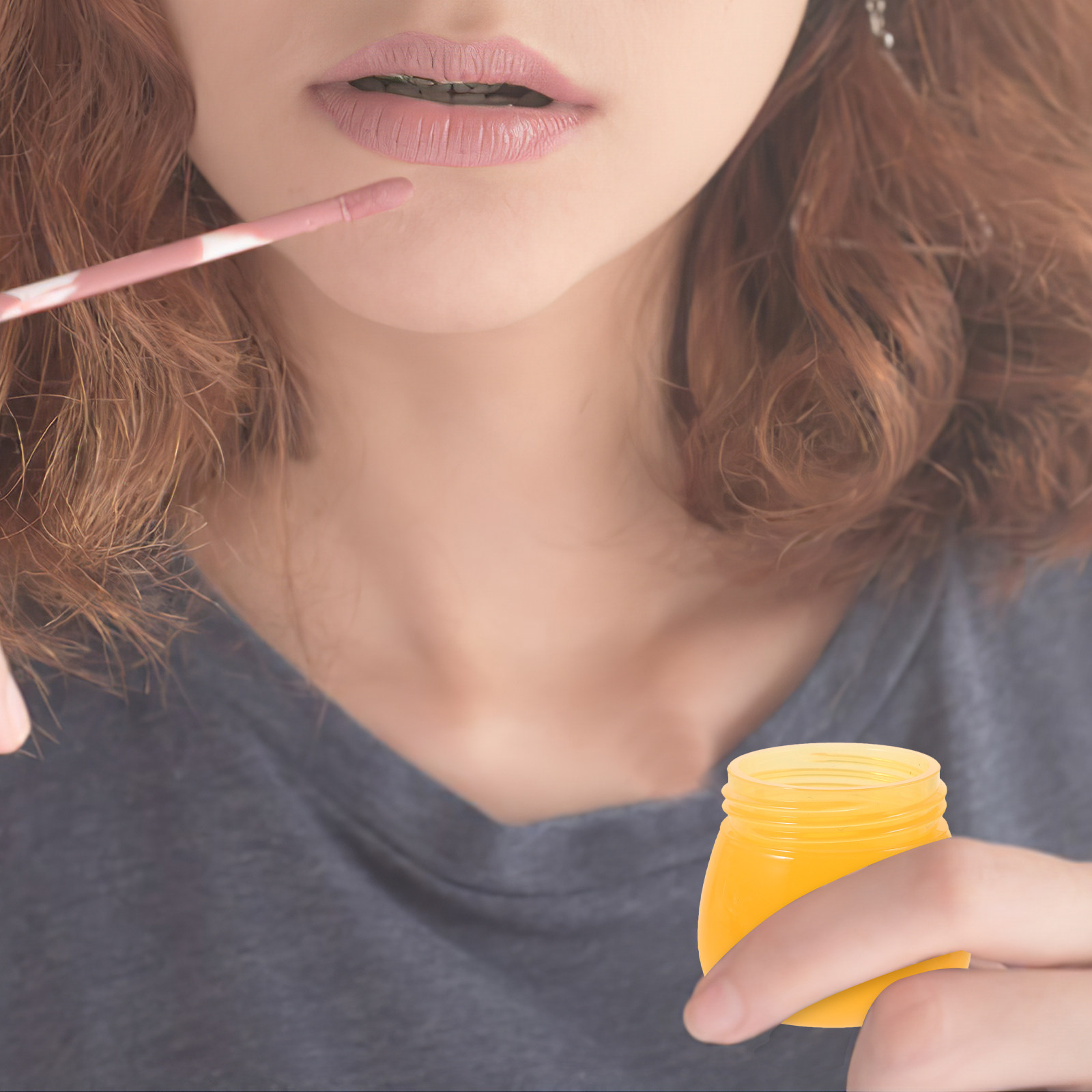 Lip Balm - Маленькая пустая баночка для крема 6G,